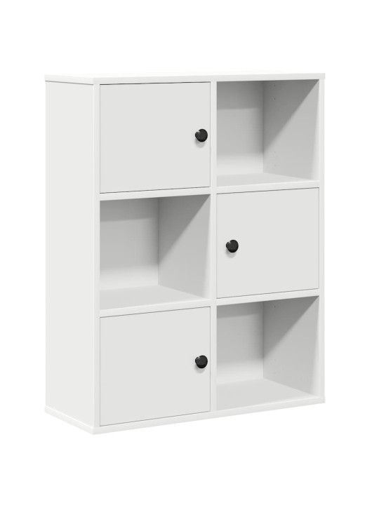 Knihovna bílá 60x24x76,5 cm kompozitní dřevo