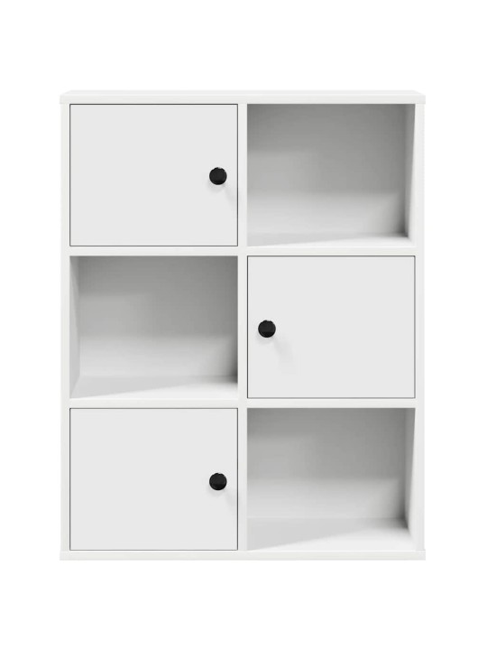 Knihovna bílá 60x24x76,5 cm kompozitní dřevo