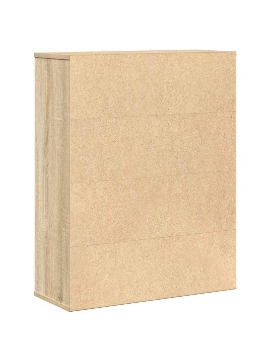 Knihovna dub sonoma 60x24x76,5 cm kompozitní dřevo