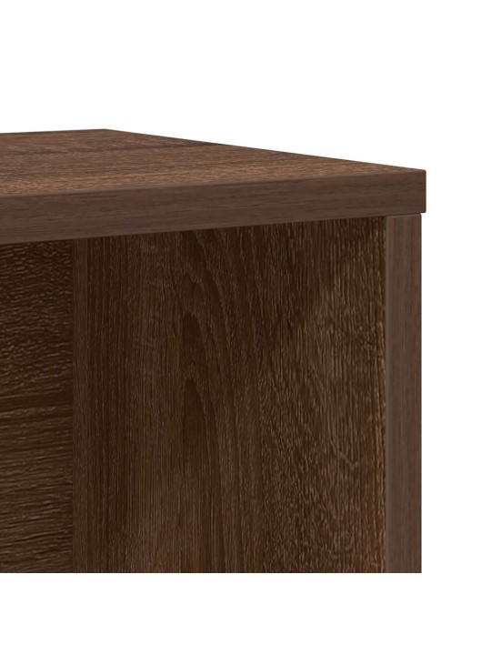 Knihovna hnědý dub 60x24x76,5 cm kompozitní dřevo