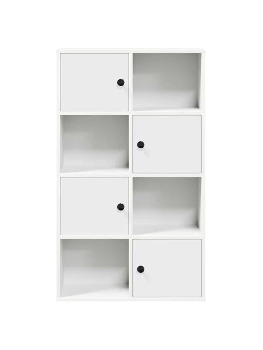 Knihovna bílá 60x24x101,5 cm kompozitní dřevo