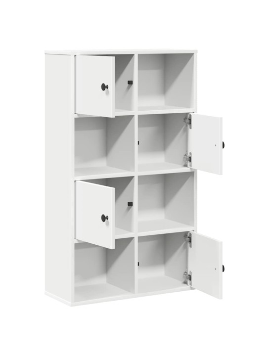 Knihovna bílá 60x24x101,5 cm kompozitní dřevo