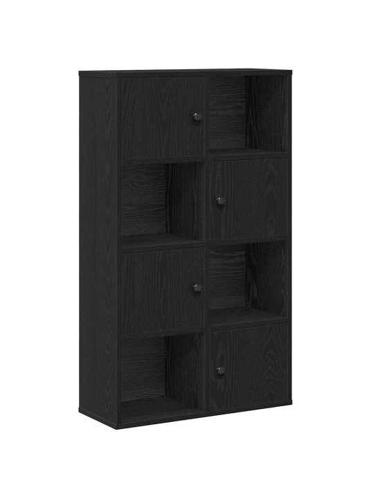 Knihovna černý dub 60x24x101,5 cm kompozitní dřevo
