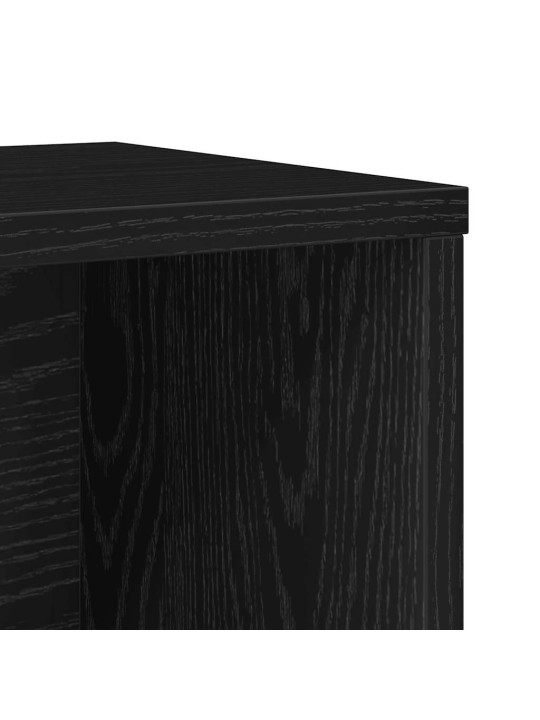 Knihovna černý dub 60x24x101,5 cm kompozitní dřevo