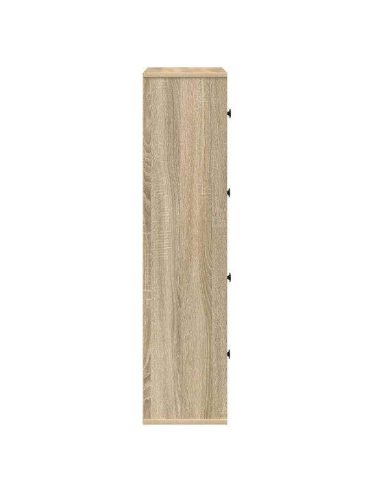 Knihovna dub sonoma 60x24x101,5 cm kompozitní dřevo