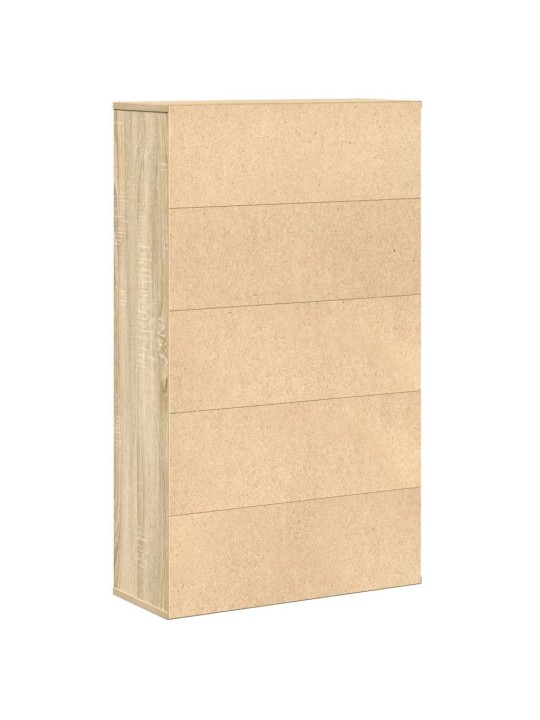 Knihovna dub sonoma 60x24x101,5 cm kompozitní dřevo