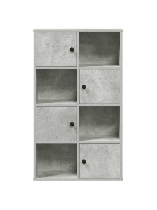 Knihovna betonově šedá 60x24x101,5 cm kompozitní dřevo