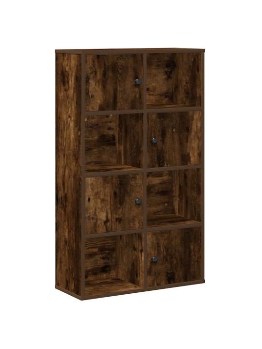 Knihovna kouřový dub 60x24x101,5 cm kompozitní dřevo