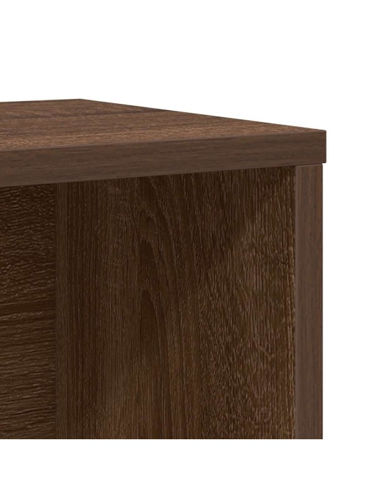 Knihovna hnědý dub 60x24x101,5 cm kompozitní dřevo