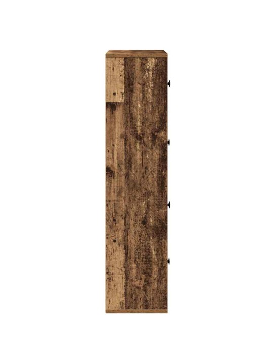 Knihovna staré dřevo 60x24x101,5 cm kompozitní dřevo