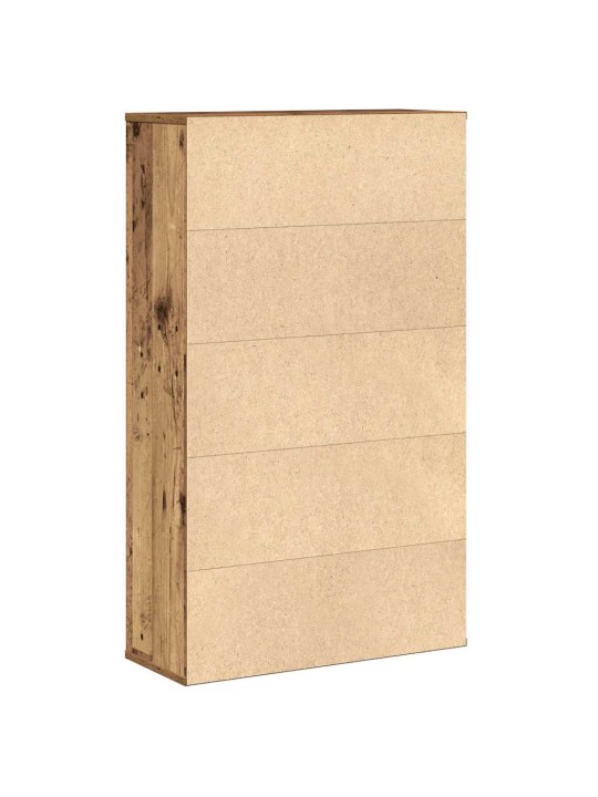 Knihovna staré dřevo 60x24x101,5 cm kompozitní dřevo