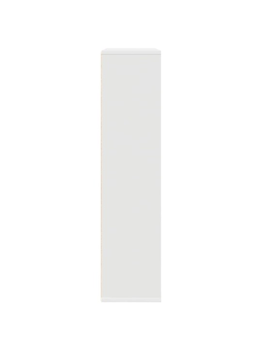 Knihovna bílá 89x24x101,5 cm kompozitní dřevo
