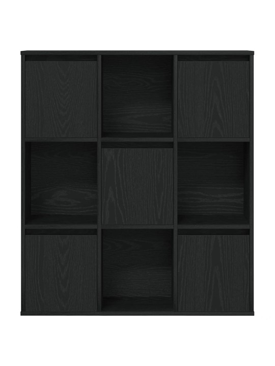 Knihovna černý dub 89x24x101,5 cm kompozitní dřevo