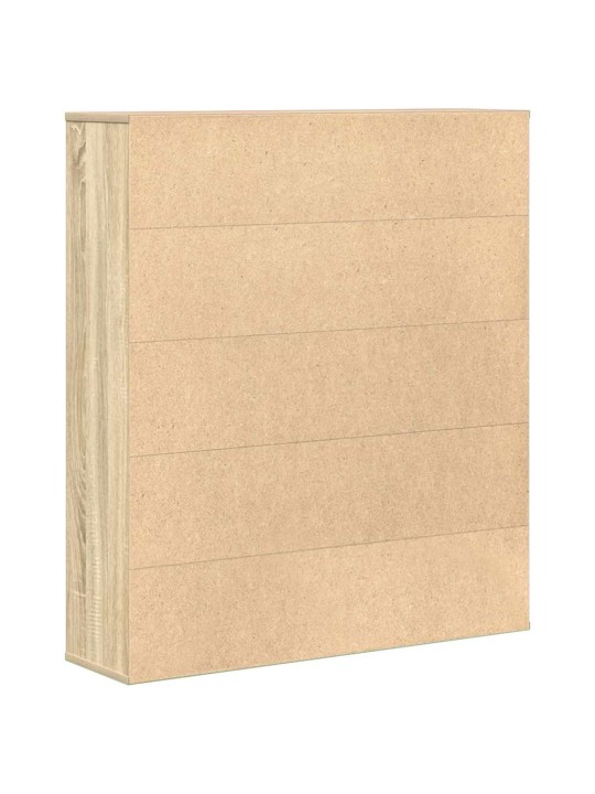 Knihovna dub sonoma 89x24x101,5 cm kompozitní dřevo