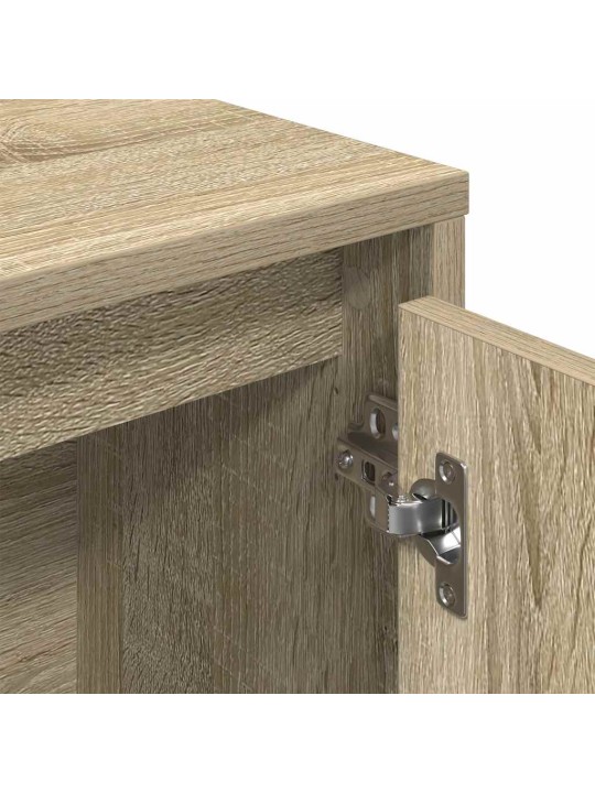 Knihovna dub sonoma 89x24x101,5 cm kompozitní dřevo
