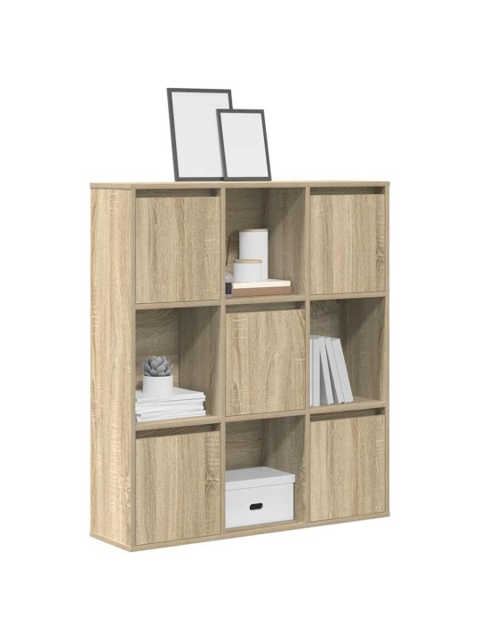 Knihovna dub sonoma 89x24x101,5 cm kompozitní dřevo