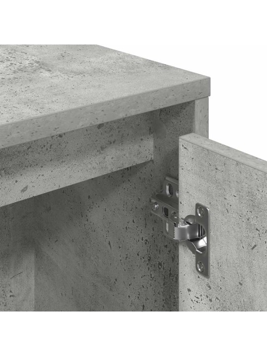 Knihovna betonově šedá 89x24x101,5 cm kompozitní dřevo