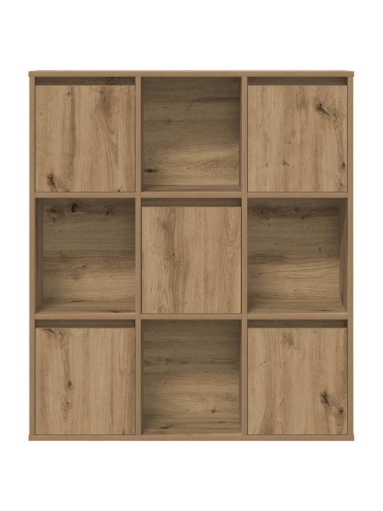 Knihovna dub artisan 89x24x101,5 cm kompozitní dřevo