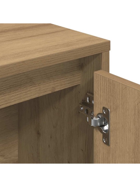 Knihovna dub artisan 89x24x101,5 cm kompozitní dřevo