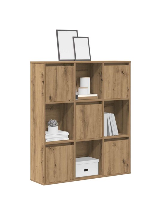 Knihovna dub artisan 89x24x101,5 cm kompozitní dřevo