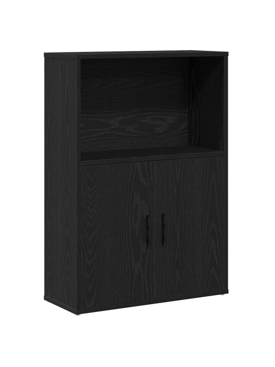 Knihovna černý dub 60x24x85 cm kompozitní dřevo