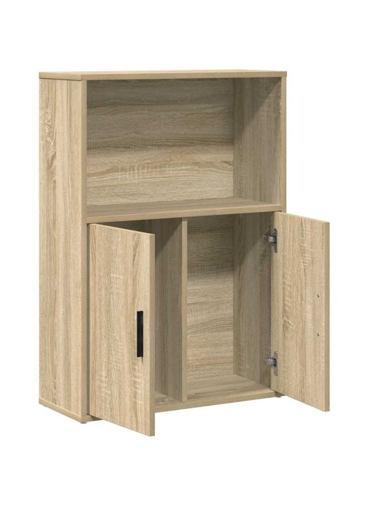 Knihovna dub sonoma 60x24x85 cm kompozitní dřevo