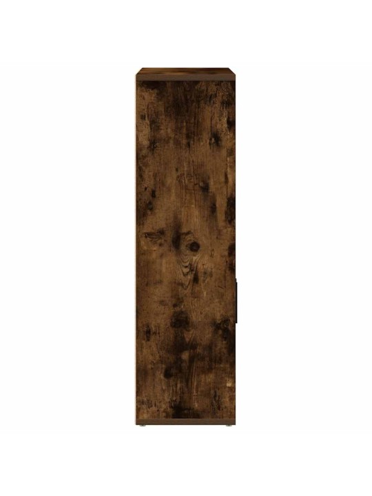 Knihovna kouřový dub 60x24x85 cm kompozitní dřevo