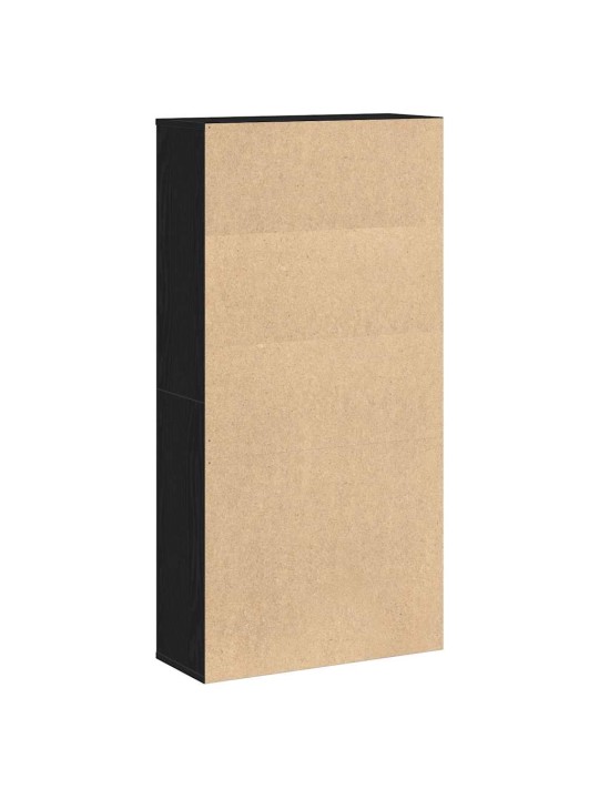 Knihovna černý dub 60x24x120 cm kompozitní dřevo