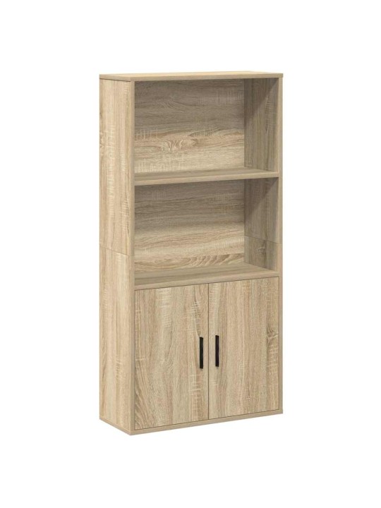 Knihovna dub sonoma 60x24x120 kompozitní dřevo