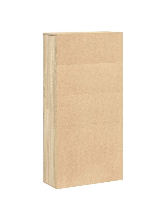 Knihovna dub sonoma 60x24x120 kompozitní dřevo