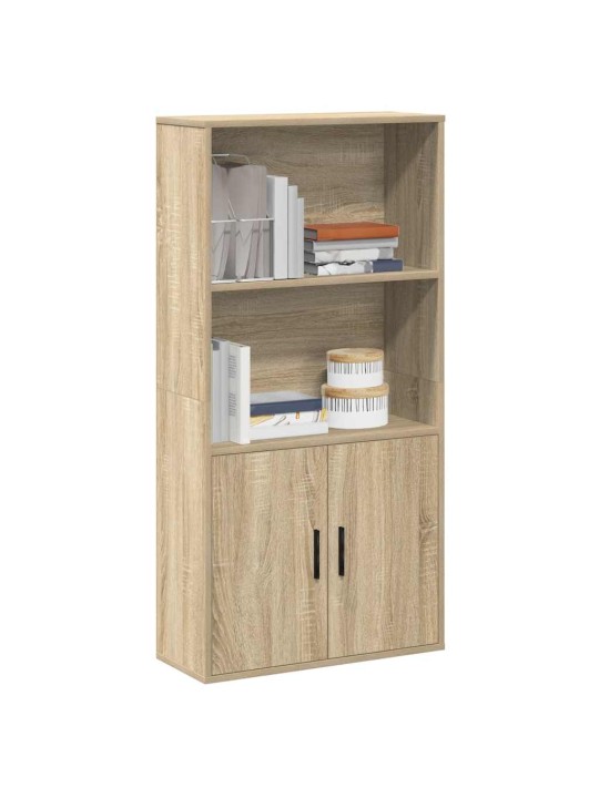 Knihovna dub sonoma 60x24x120 kompozitní dřevo