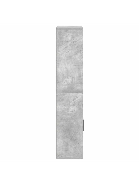 Knihovna betonově šedá 60x24x120 cm kompozitní dřevo