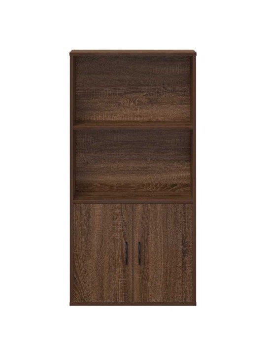 Knihovna hnědý dub 60x24x120 cm kompozitní dřevo