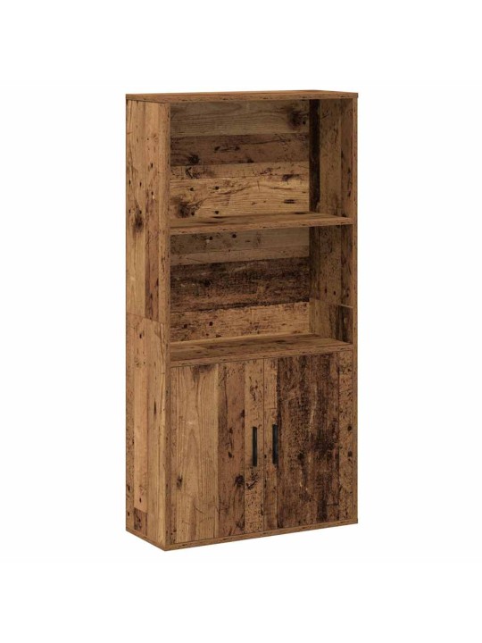 Knihovna old wood 60x24x120 cm kompozitní dřevo