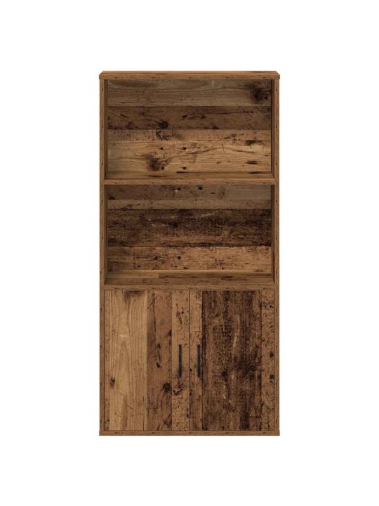 Knihovna old wood 60x24x120 cm kompozitní dřevo