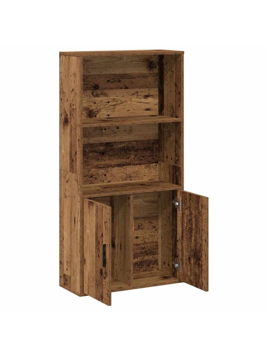 Knihovna old wood 60x24x120 cm kompozitní dřevo