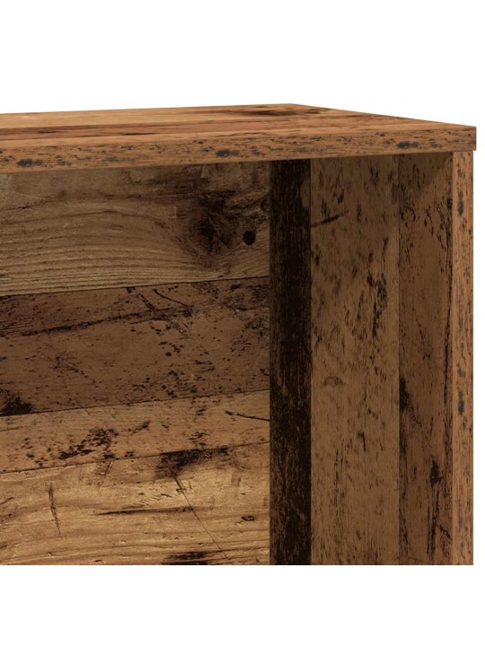 Knihovna old wood 60x24x120 cm kompozitní dřevo