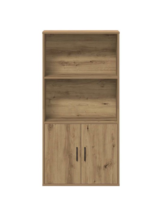 Knihovna dub artisan 60x24x120 cm kompozitní dřevo