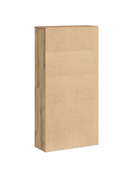 Knihovna dub artisan 60x24x120 cm kompozitní dřevo