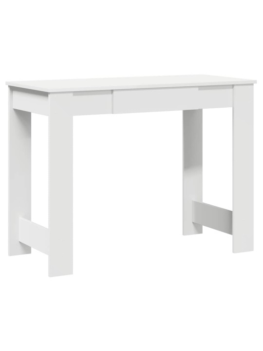 Psací stůl bílý 100x45x75 cm dřevotříska