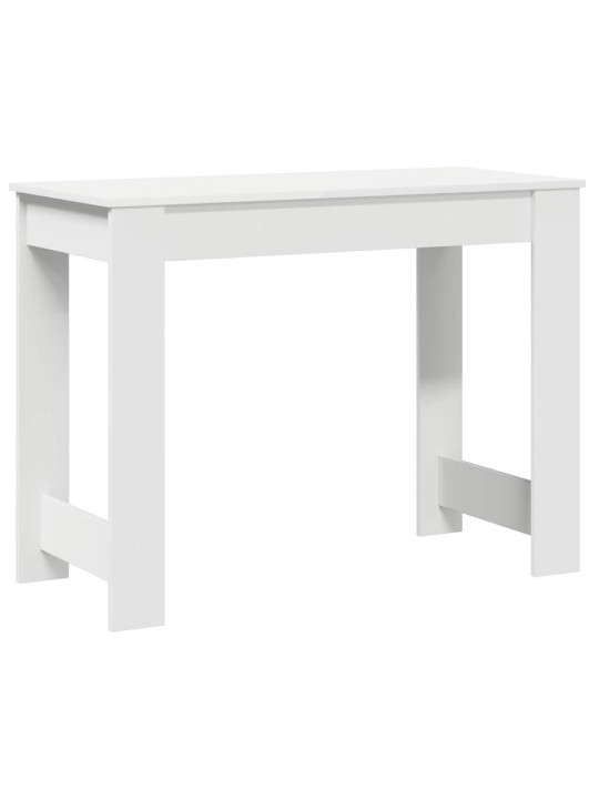 Psací stůl bílý 100x45x75 cm dřevotříska