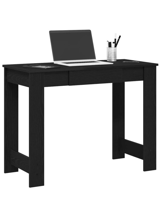 Psací stůl černý 100x45x75 cm dřevotříska