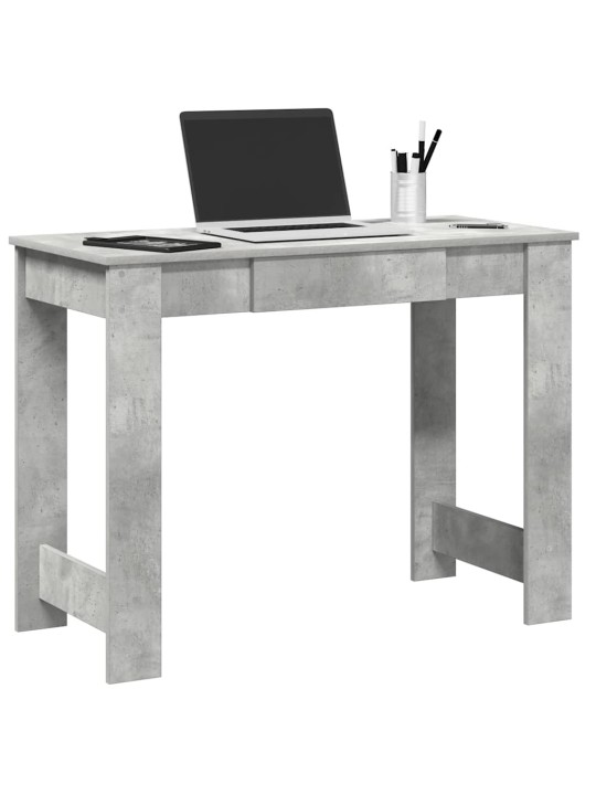 Psací stůl betonově šedý 100x45x75 cm dřevotříska