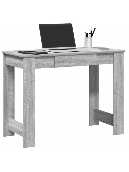 Psací stůl šedý sonoma 100x45x75 cm dřevotříska