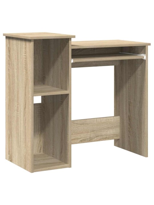 Psací stůl s policemi dub sonoma 84x40x78 cm kompozitní dřevo