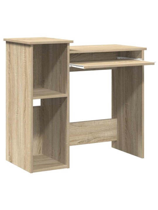Psací stůl s policemi dub sonoma 84x40x78 cm kompozitní dřevo