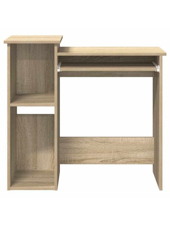 Psací stůl s policemi dub sonoma 84x40x78 cm kompozitní dřevo