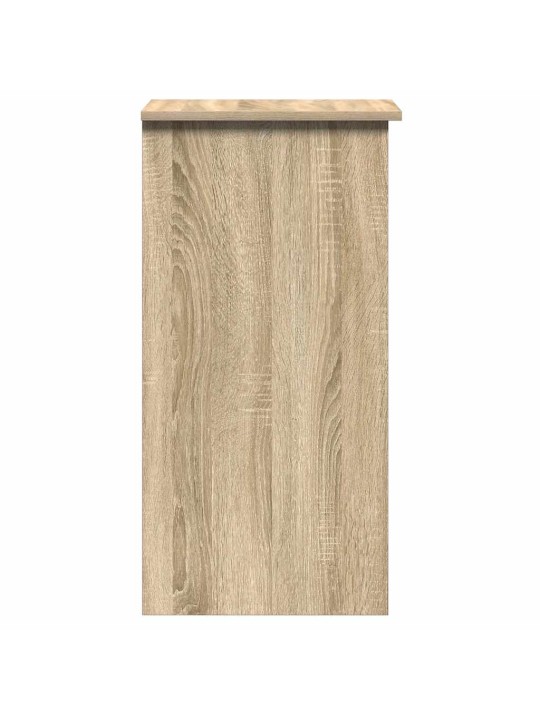 Psací stůl s policemi dub sonoma 84x40x78 cm kompozitní dřevo