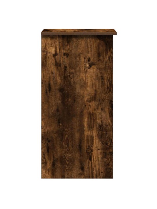 Psací stůl s policemi kouřový dub 84x40x78 cm kompozitní dřevo