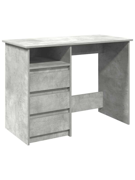 Psací stůl betonově šedý 102 x 50 x 75 cm kompozitní dřevo